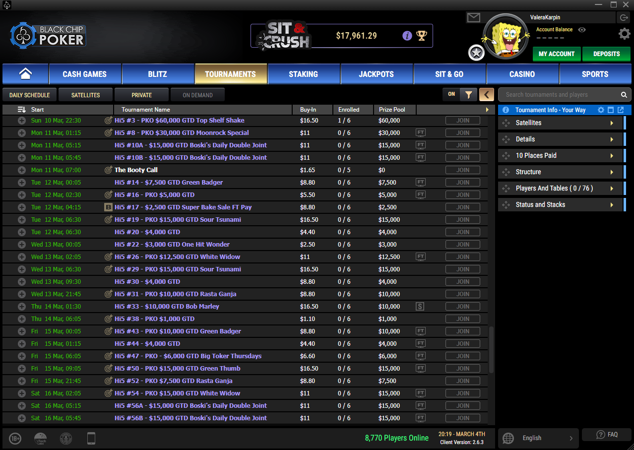 На PokerKing пройдет фестиваль The High Five с гарантией $12,500,000 1