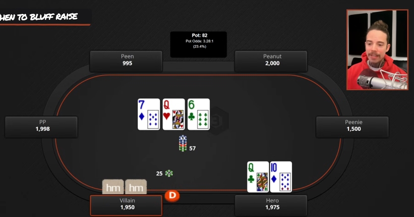 Когда превращать, а когда не превращать блафкэтчер в блеф на ривере 3