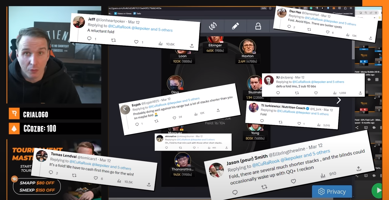 Bencb789: Когда в МТТ-турнире стоит положиться на удачу и пойти ва-банк 2