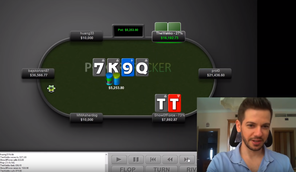 Два топовых регуляра высоких лимитов разбирают раздачи NL10,000 8