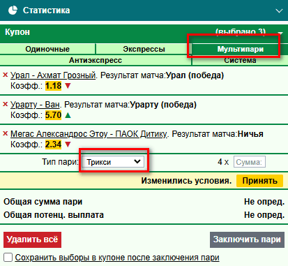 Что такое трикси в ставках: анализ пари и стратегии игры 1