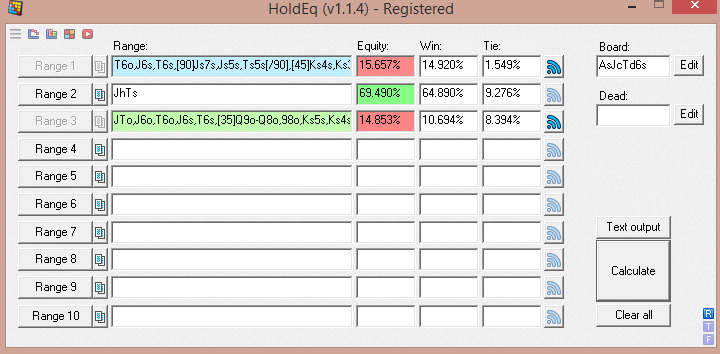 Как разыграть нижний допер против двоих в лимп-поте 6