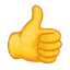 emoji thumb