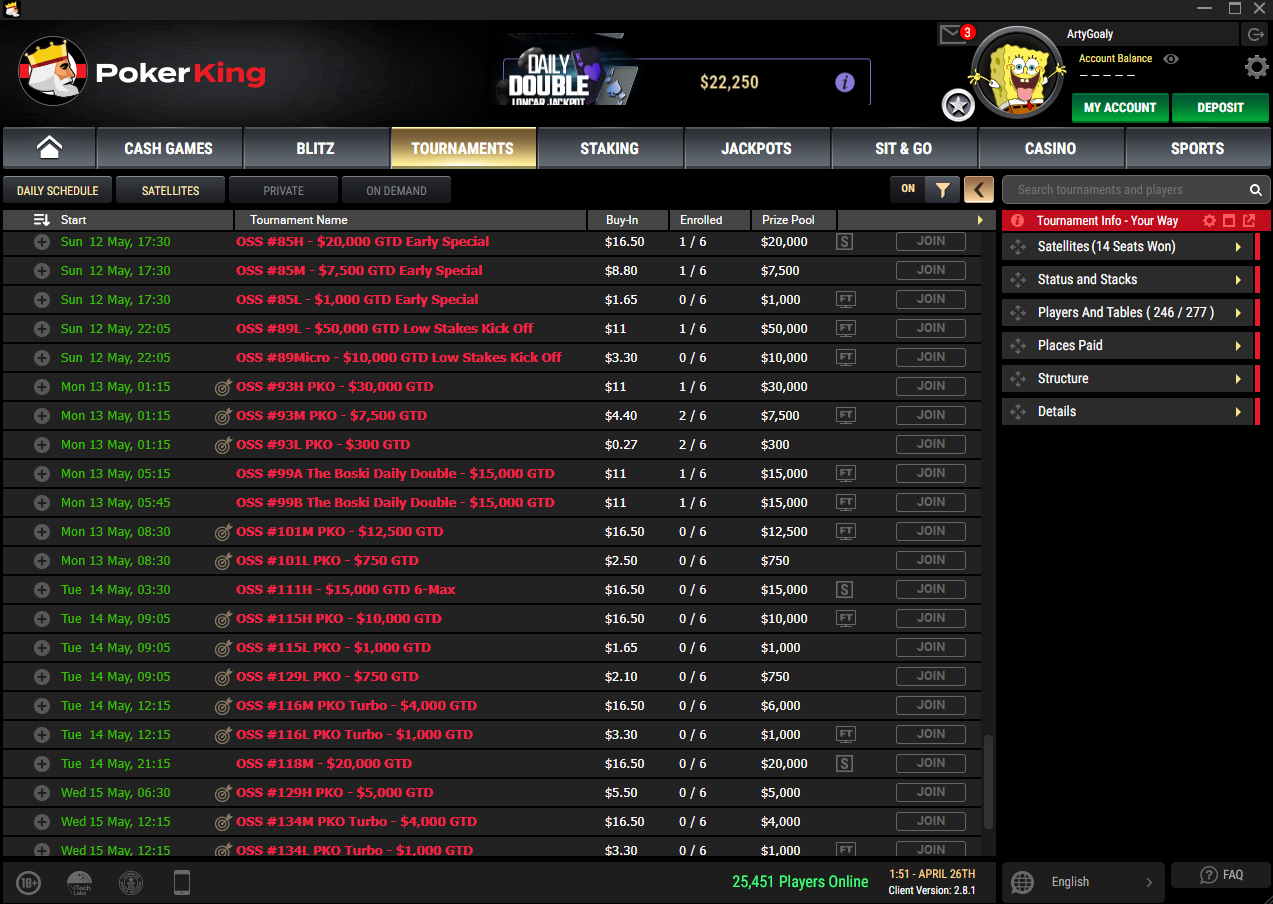 В комнате PokerKing пройдет мейджор-серия OSS XL – ее гарантия составит $40,000,000 1