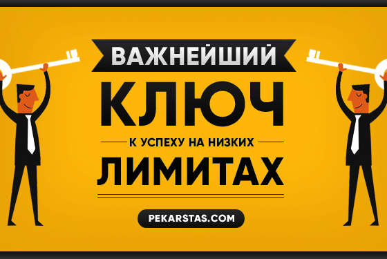 Главный ключ к успеху на низких лимитах
