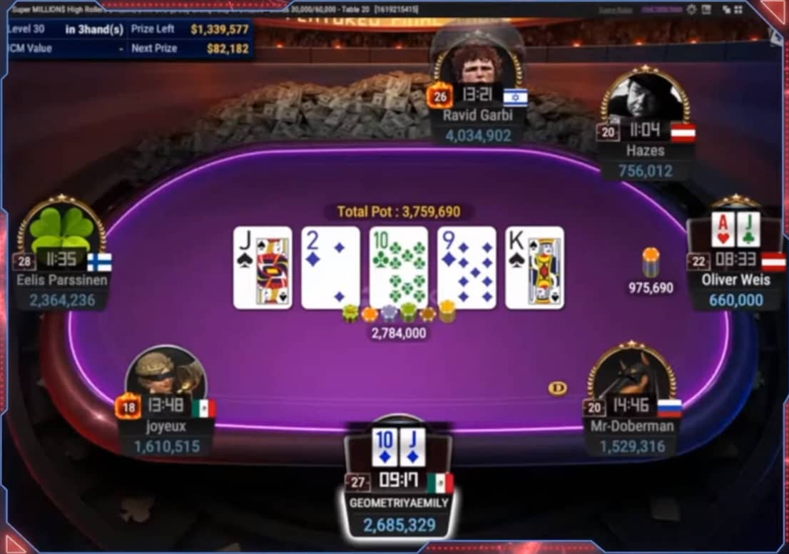 Тренер «Exan13» разбирает 3 раздачи с турнира Super MILLION$ на ПокерОК 1