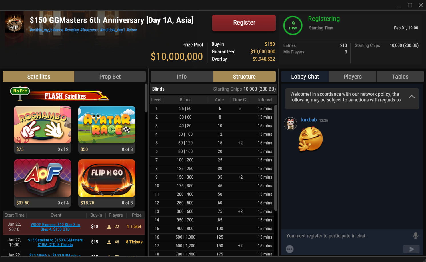 Серия GGMasters 6th Anniversary с гарантией $22,500,000 на ПокерОК — в юбилейном ивенте разыграют $10,000,000 разом 3