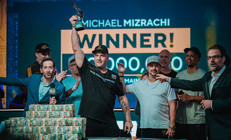 Майкл Мизрахи прошёлся катком по финалке ME WSOP 2025 (+$10,000,000) и вне очереди попал в Зал славы покера 4