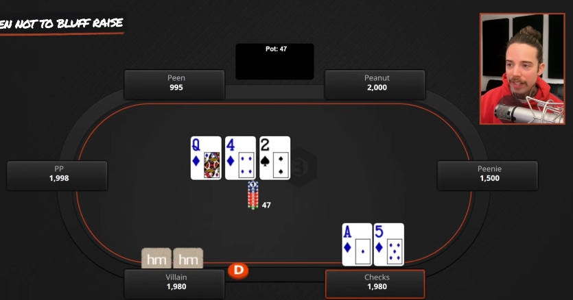 Когда превращать, а когда не превращать блафкэтчер в блеф на ривере 2